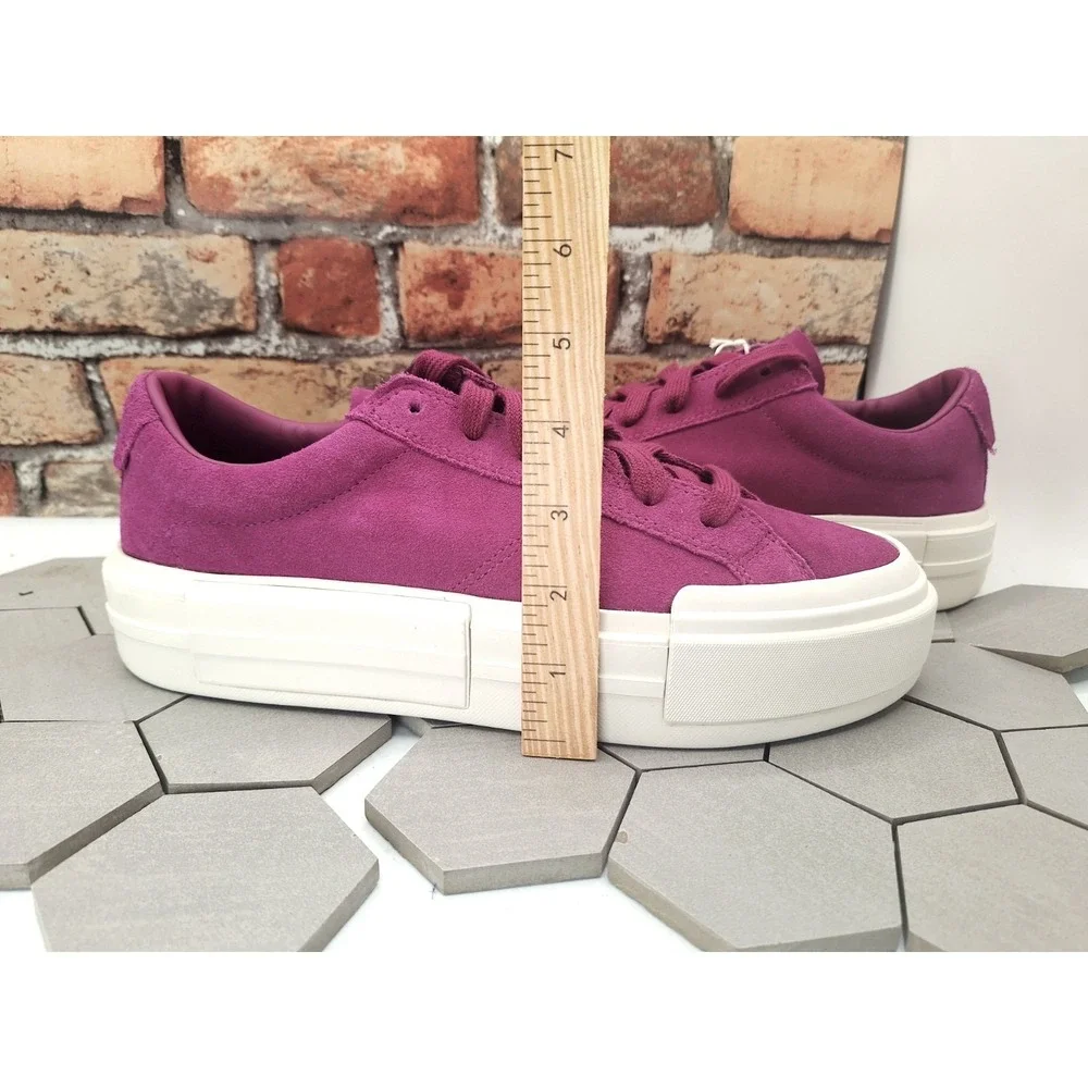Converse CTAS Cruise Ox Quantum Violet Suede Platform Sneakers Men 11.5 Women 13 - Picture 3 of 12